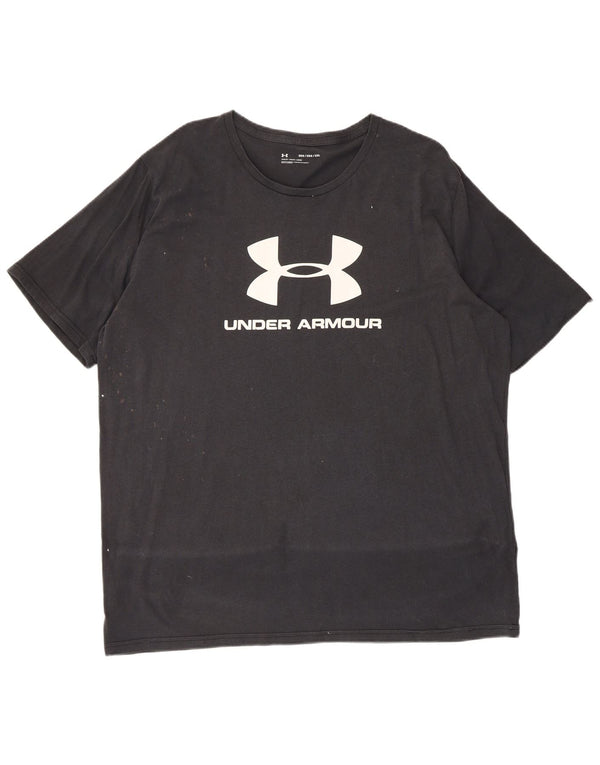 Under Armour Mens Graphic T-Shirt Top 2XL Black