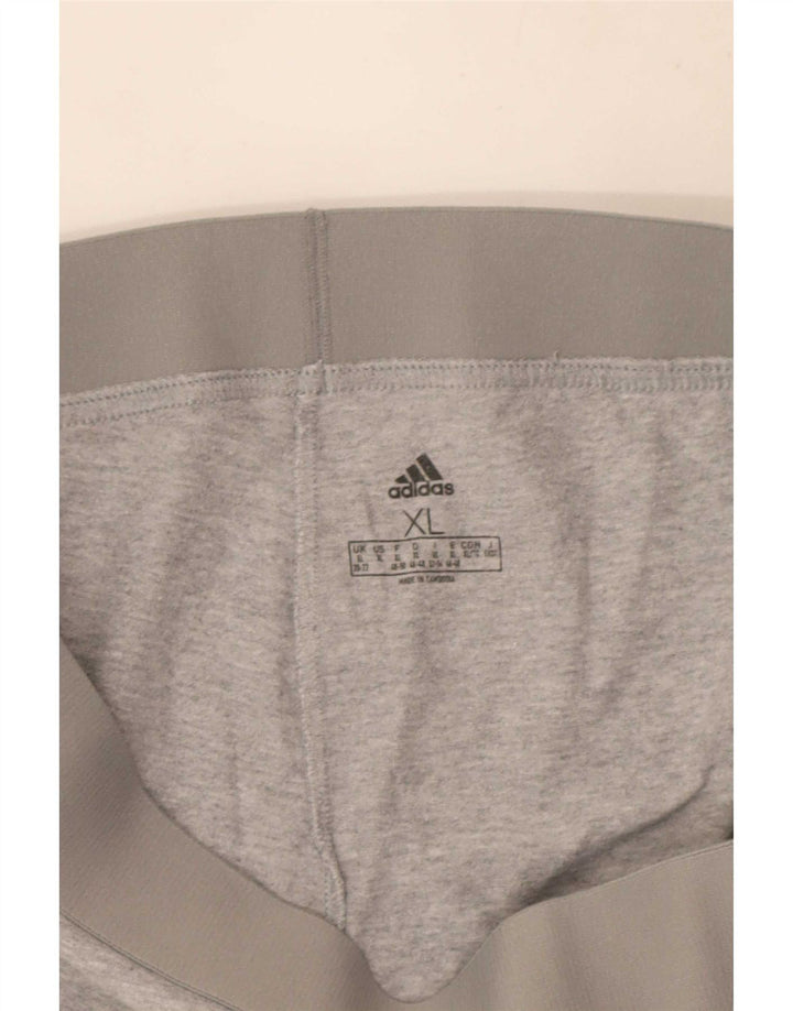 Adidas Womens Leggings UK 20/22 XL  Grey Flecked