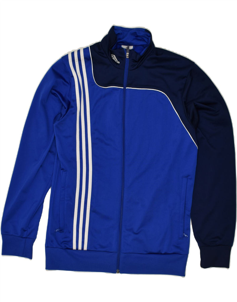 ADIDAS Mens Tracksuit Top Jacket Size 38/40 Medium Blue Colourblock | Vintage Adidas | Thrift | Second-Hand Adidas | Used Clothing | Messina Hembry 