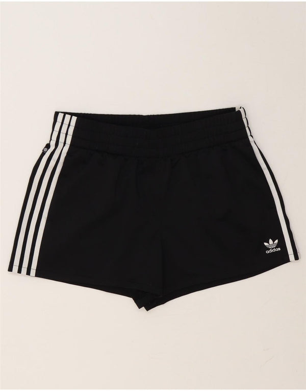 Adidas Womens Aeroready Sport Shorts UK 16/18 Large  Black Polyester