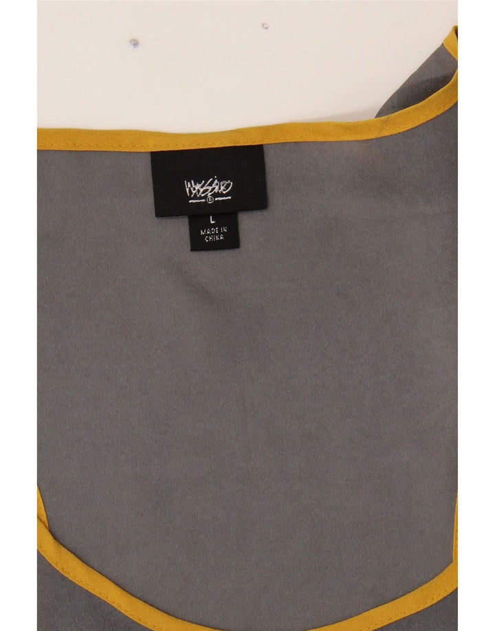MOSSIMO Womens Vest Top UK 16 Large Grey Colourblock Polyester Vintage Mossimo and Second-Hand Mossimo from Messina Hembry 