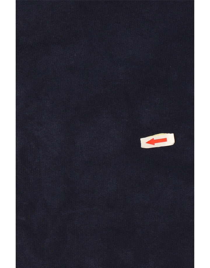 Lacoste Mens Graphic Sweatshirt Jumper Size 4 Medium Navy Blue Colourblock