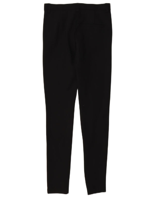 Zara Womens Trafaluc Skinny Casual Trousers XS W24 L28 Black Viscose