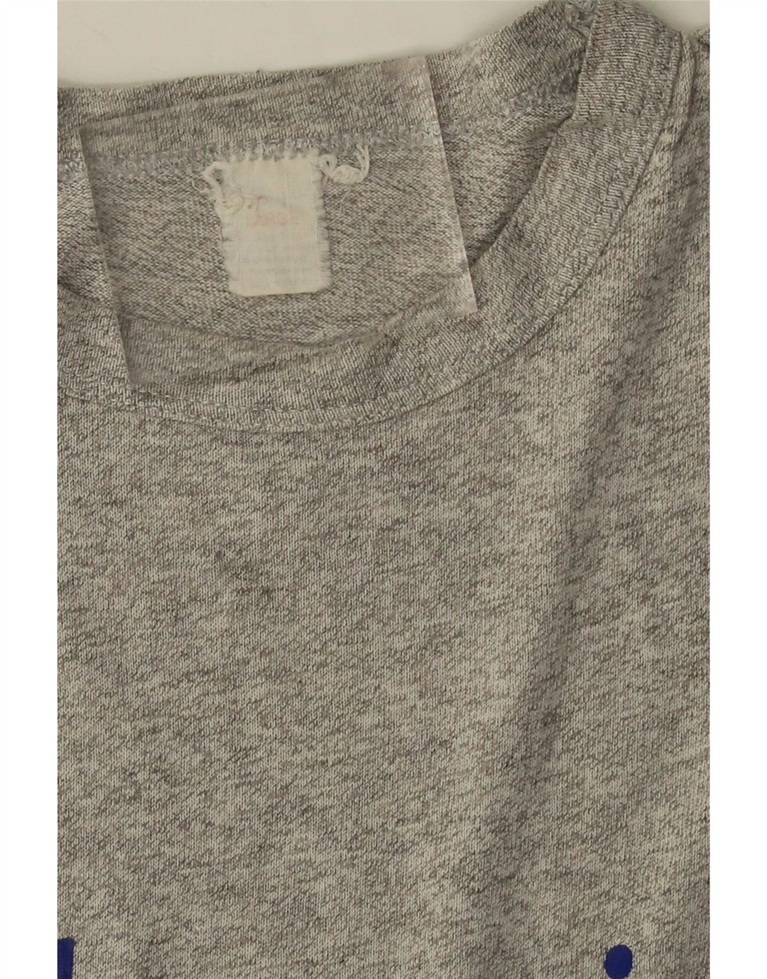 Champion Mens Graphic T-Shirt Top Large Grey Flecked
