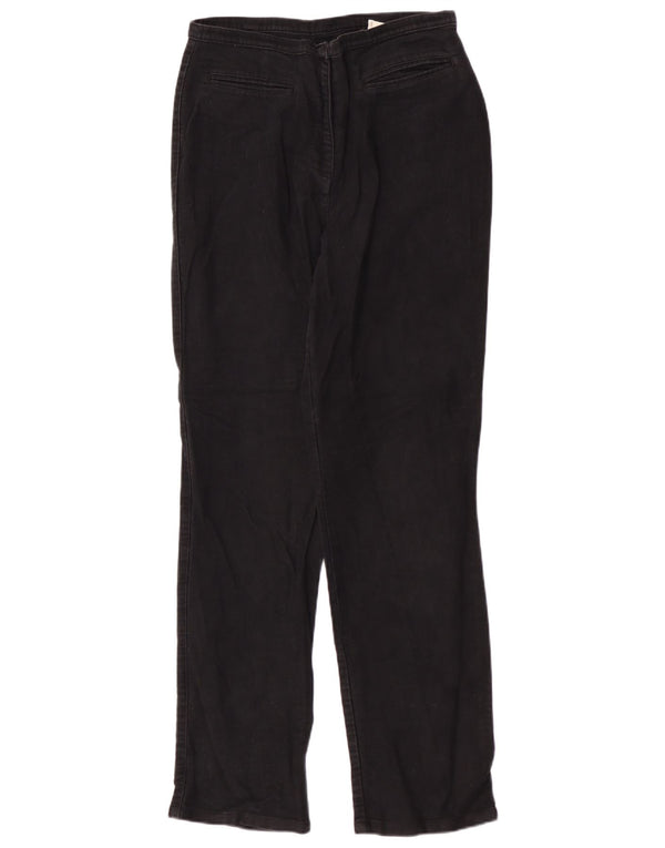 J. Crew Womens High Waist Tapered Casual Trousers US 10 Large W28 L30 Black