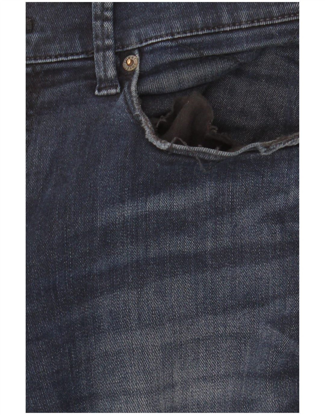 Tommy Hilfiger Mens Slim Jeans W30 L32 Navy Blue Cotton