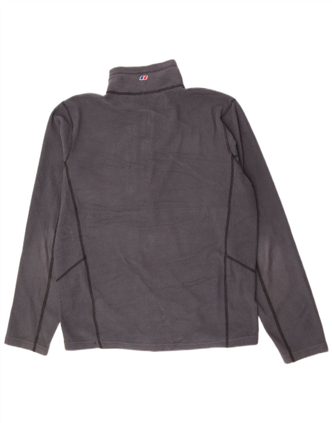 Berghaus Mens Zip Neck Fleece Jumper Large Grey Polyester