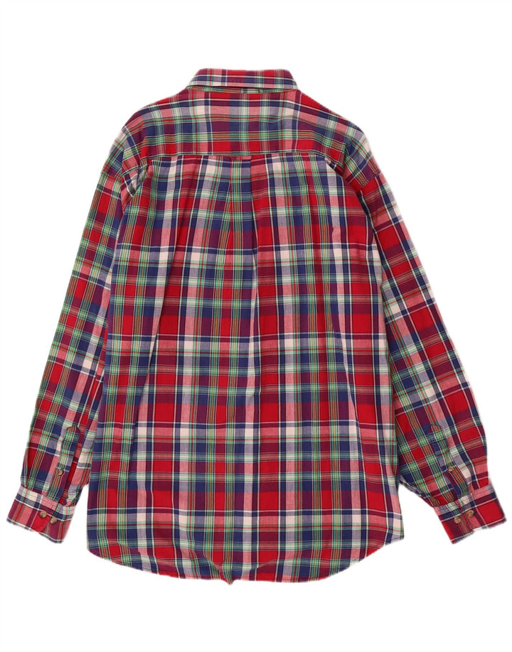 Ivy Oxford Mens Shirt 2XL Multicoloured Check Cotton