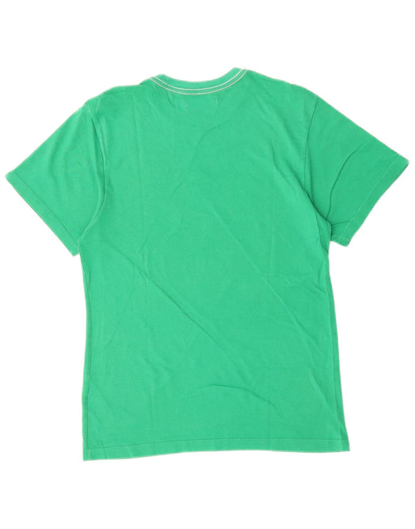 Adidas Mens Graphic T-Shirt Top Small Green Cotton