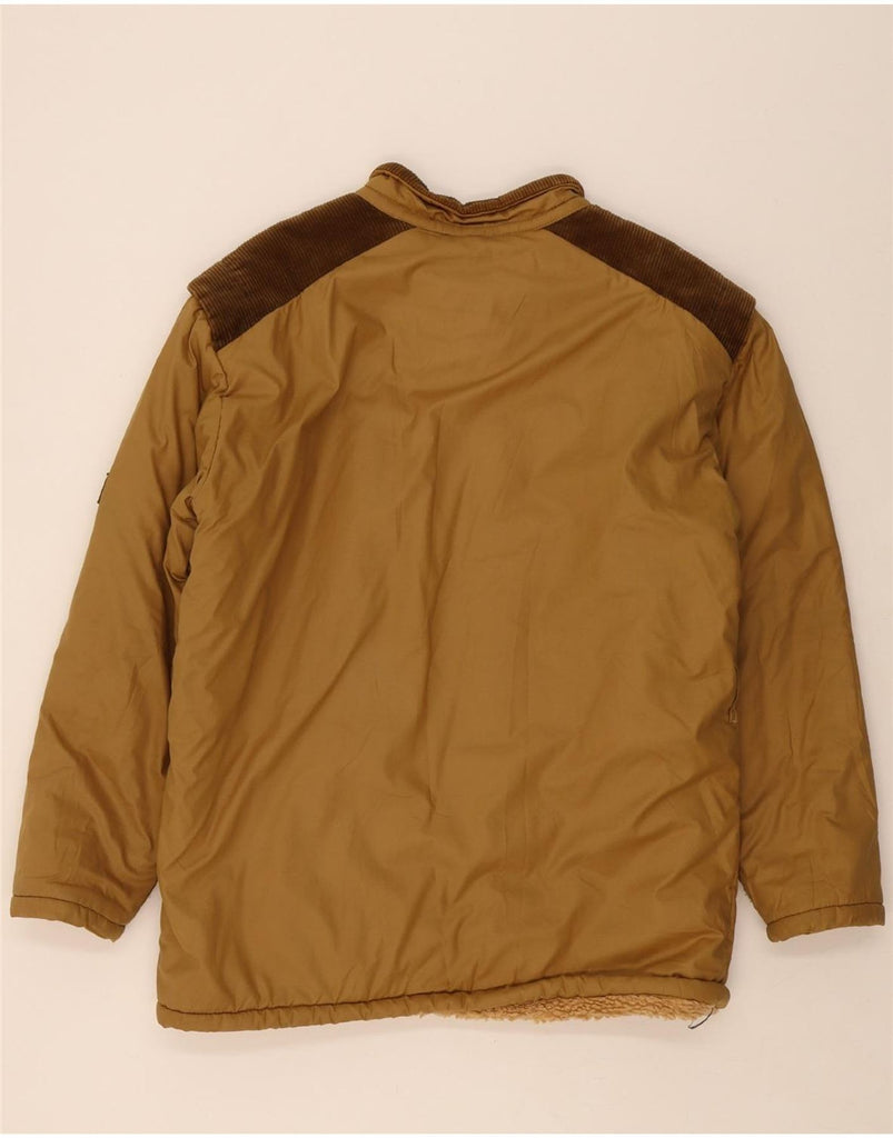 VINTAGE Mens Windbreaker Jacket IT 50 Large Beige Colourblock Vintage Vintage and Second-Hand Vintage from Messina Hembry 