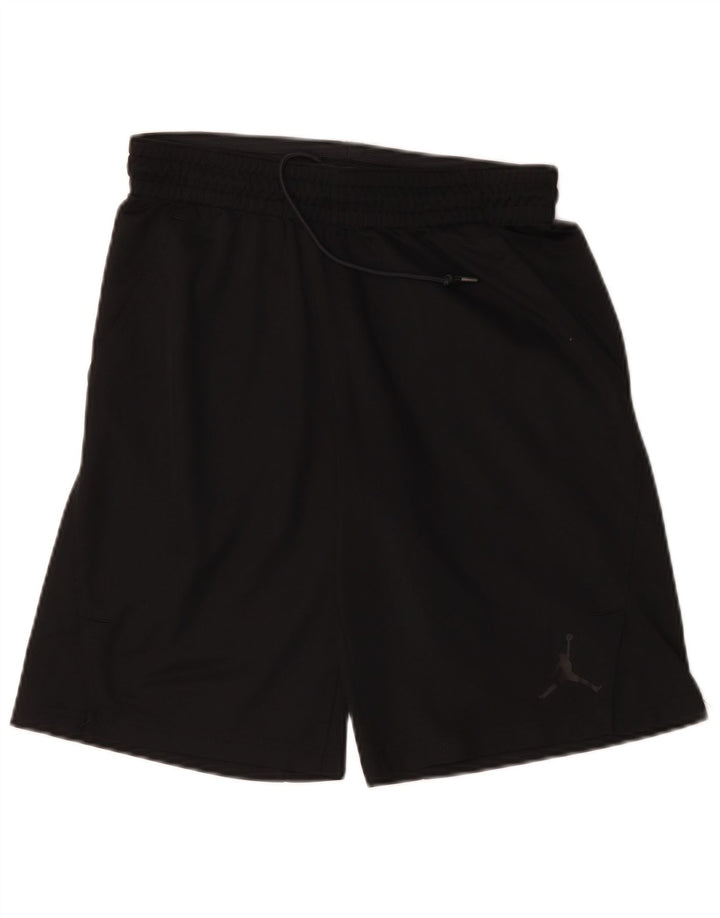 Jordan Mens Dri Fit Graphic Sport Shorts Medium Black Polyester
