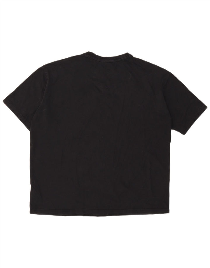 New Balance Mens Graphic T-Shirt Top Medium Black Cotton