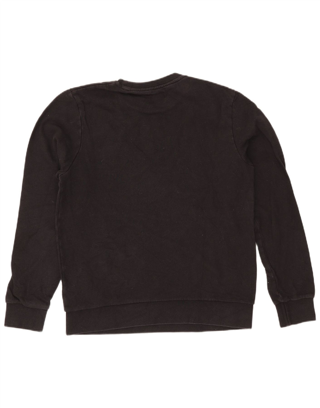 Jack & Jones Mens Graphic Sweatshirt Jumper Medium Black Cotton