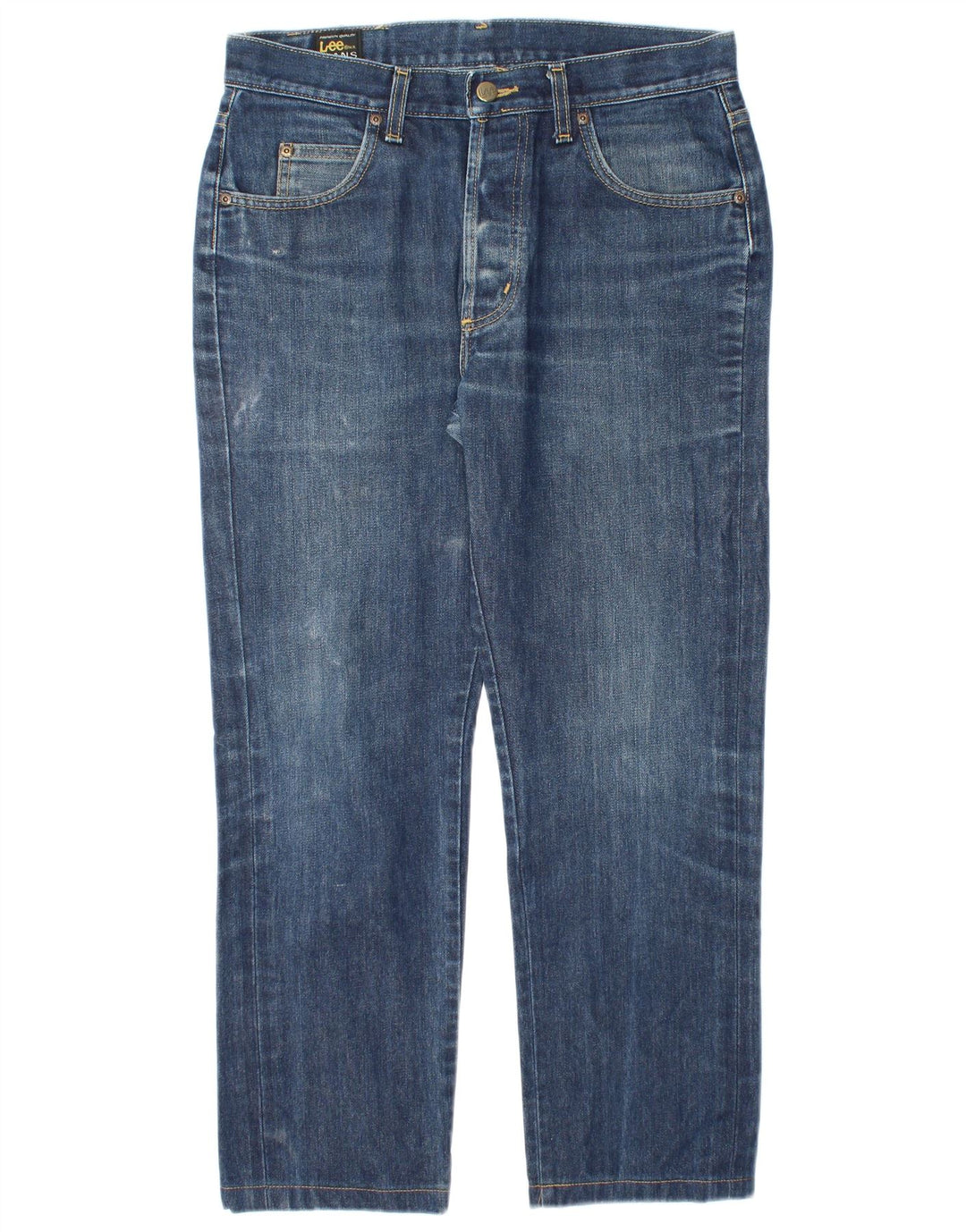 LEE Mens Chicago Straight Jeans W32 L26  Blue Cotton