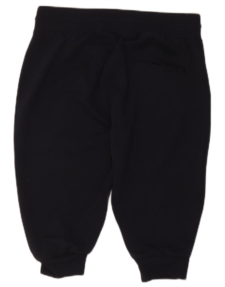 Zara Womens Bermuda Sport Shorts Large Navy Blue Polyester