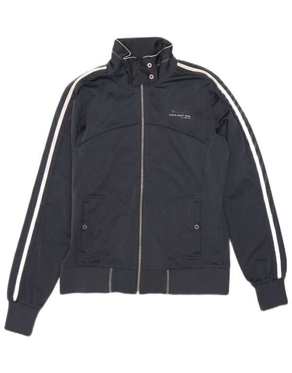 Champion Womens Heritage Fit Tracksuit Top Jacket UK 14 Medium Navy Blue