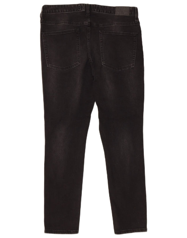 Superdry Mens Skinny Jeans  W32 L27 Black Cotton