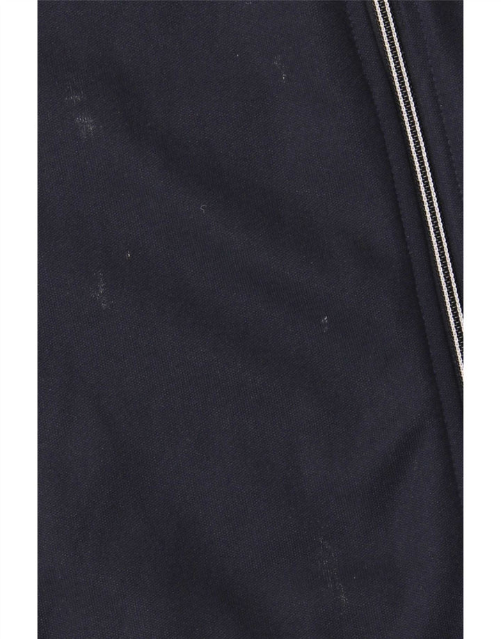 Adidas Mens Tracksuit Top Jacket Medium Navy Blue Cotton