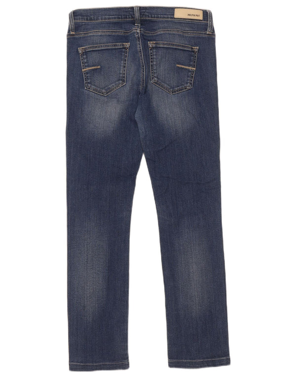 Meltin' Pot Womens Straight Jeans W32 L28 Blue Cotton