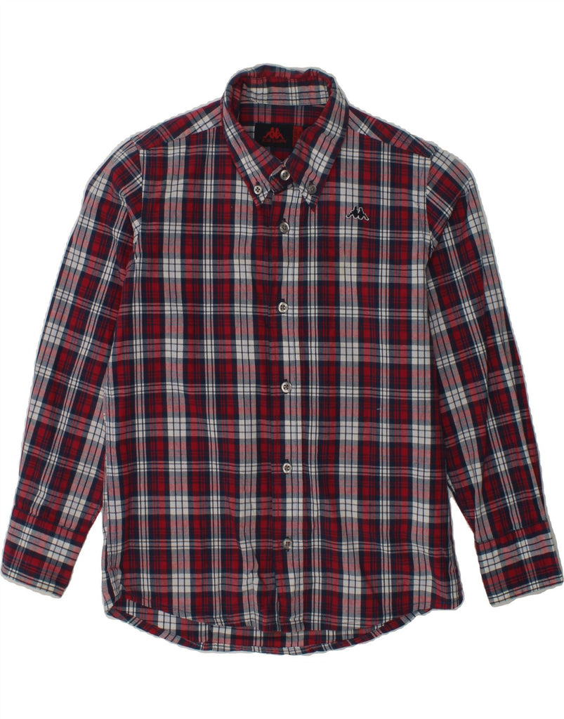 KAPPA Boys Shirt 5-6 Years Red Check Cotton | Vintage Kappa | Thrift | Second-Hand Kappa | Used Clothing | Messina Hembry 