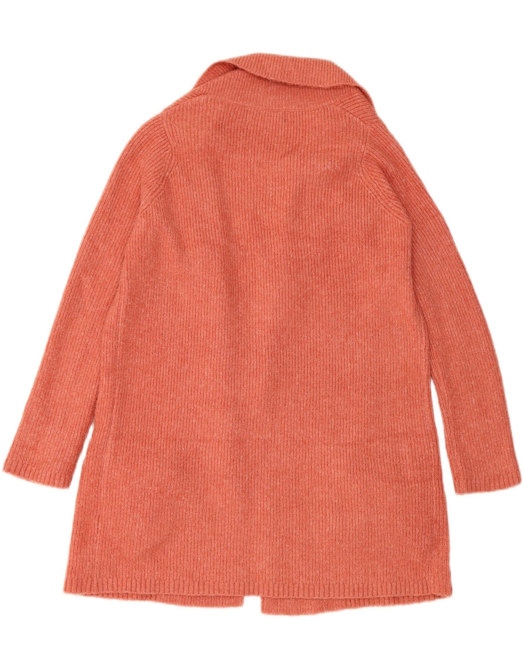 Marks & Spencer Womens Oversized Cardigan Sweater UK 6 XS Orange