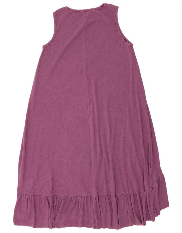 Zara Womens Sleeveless A-Line Dress UK 12 Medium Purple