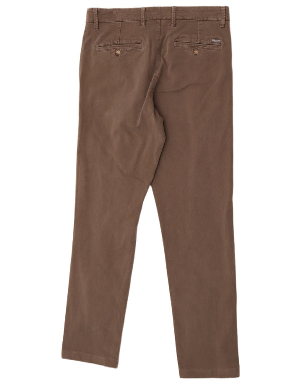 Carrera Mens Slim Chino Trousers IT 48 Medium W33 L31 Grey Cotton