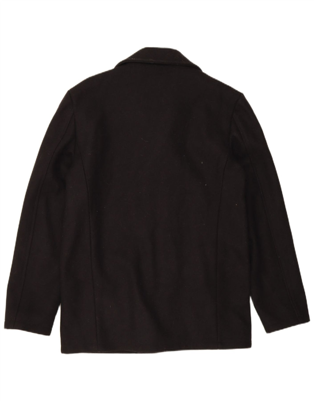 Jack Wills Mens 3 Button Blazer Jacket UK 36 Small Black Wool