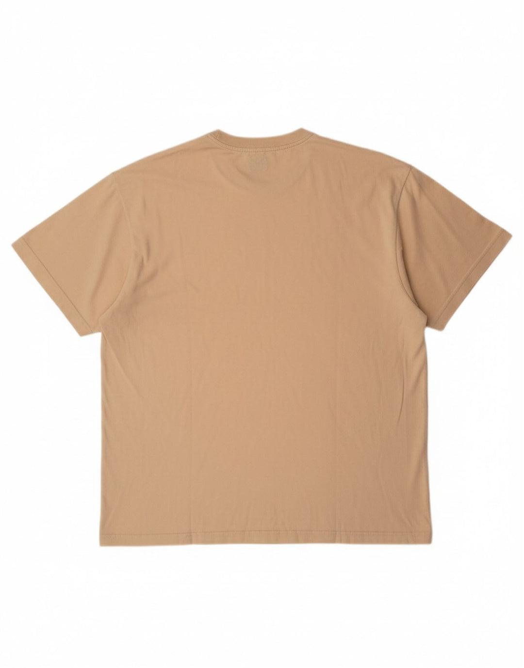 CALVIN KLEIN Mens T-Shirt Top XL Beige Cotton