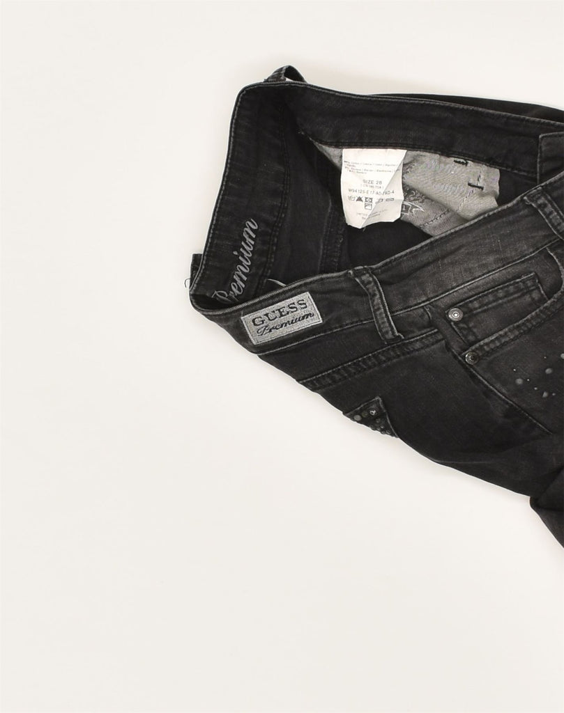 GUESS Womens Skinny Jeans W28 L26  Black Cotton | Vintage Guess | Thrift | Second-Hand Guess | Used Clothing | Messina Hembry 