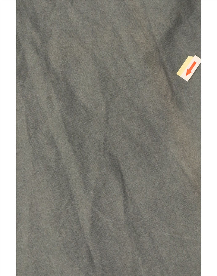 ABERCROMBIE & FITCH Mens Shirt Medium Grey Cotton