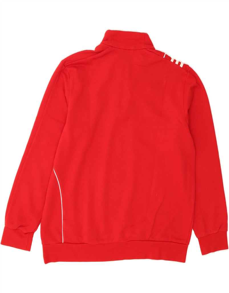 ADIDAS Mens Zip Neck Sweatshirt Jumper XL Red Cotton Vintage Adidas and Second-Hand Adidas from Messina Hembry 