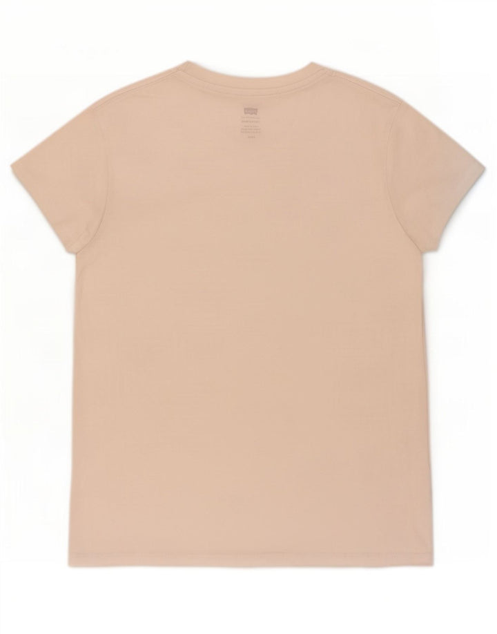 Levi's Womens T-Shirt Top UK 14 Large White Cotton
