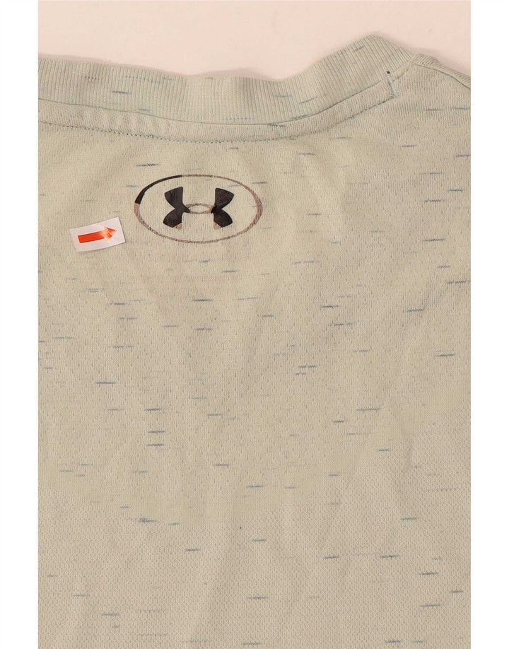 Under Armour Mens T-Shirt Top Medium Blue Flecked