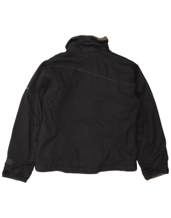 Columbia Womens Windbreaker Jacket UK 14 Medium Black Nylon