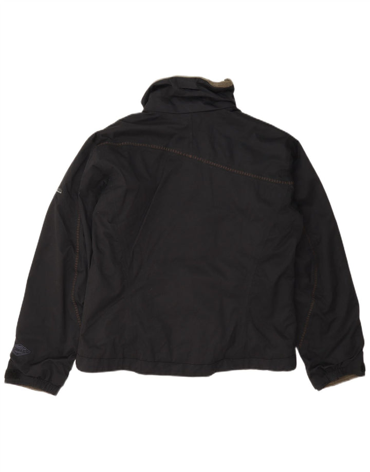 Columbia Womens Windbreaker Jacket UK 14 Medium Black Nylon