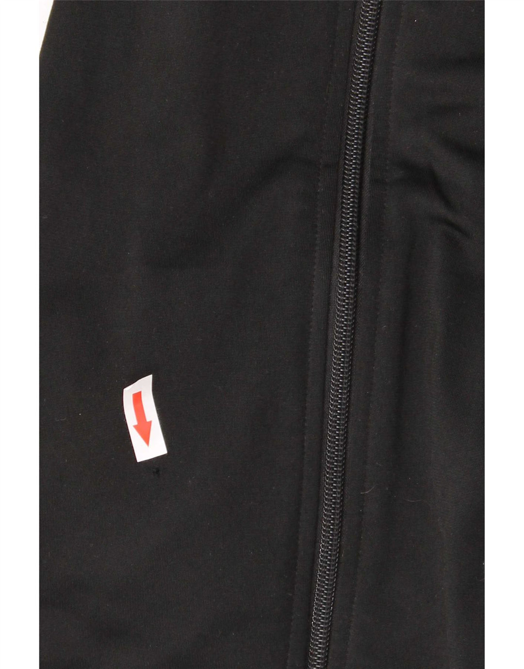 Adidas Boys Tracksuit Top Jacket 12-13 Years Black Polyester