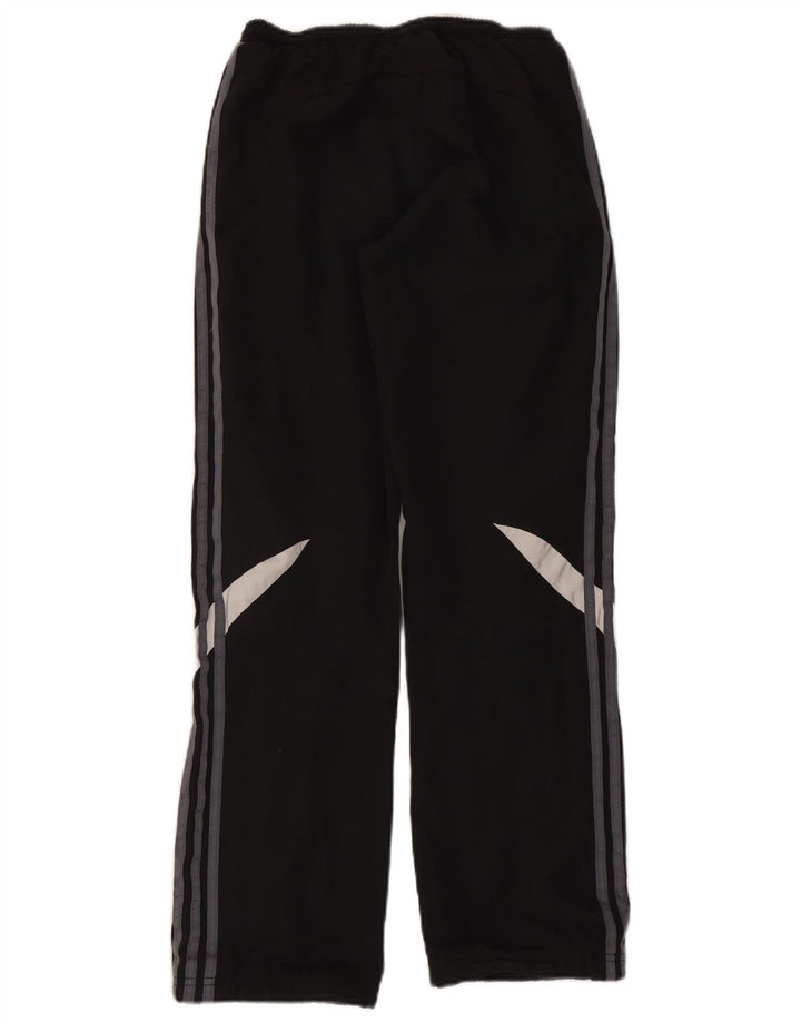 Adidas Boys Tracksuit Trousers 13-14 Years Black Colourblock Polyester