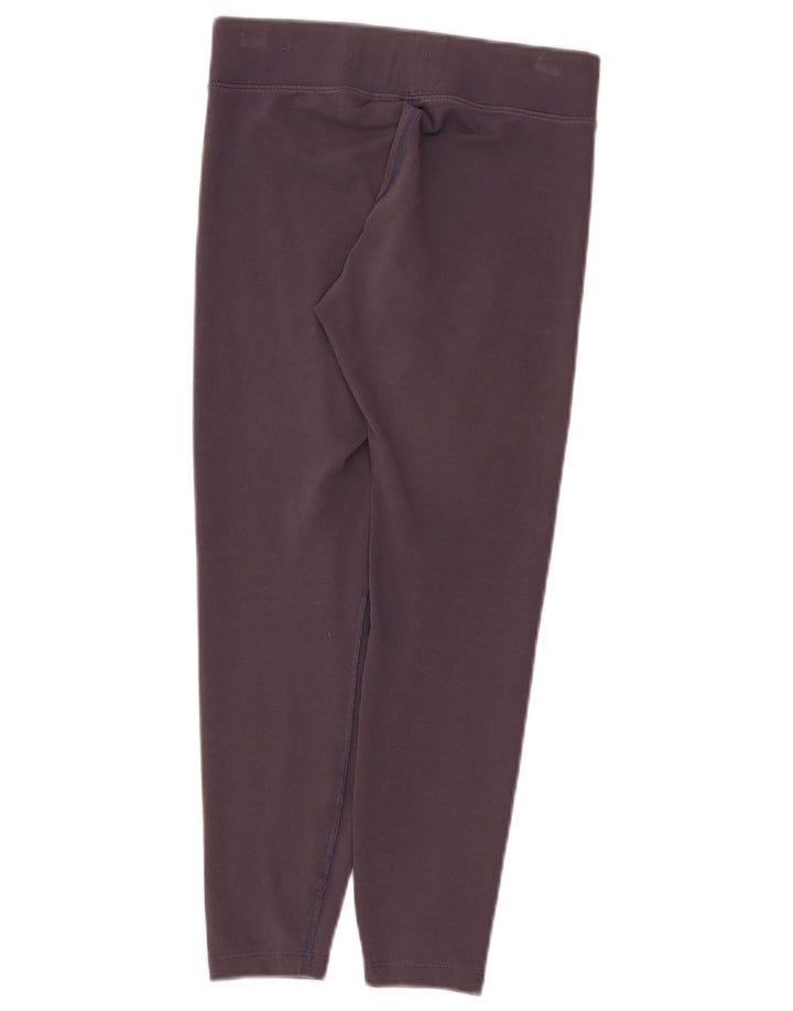 Nike Womens Leggings UK 10 Small Purple Cotton