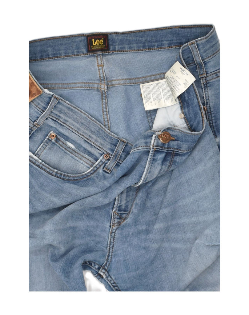 LEE Mens Rider Slim Jeans W38 L27 Blue Cotton | Vintage Lee | Thrift | Second-Hand Lee | Used Clothing | Messina Hembry 