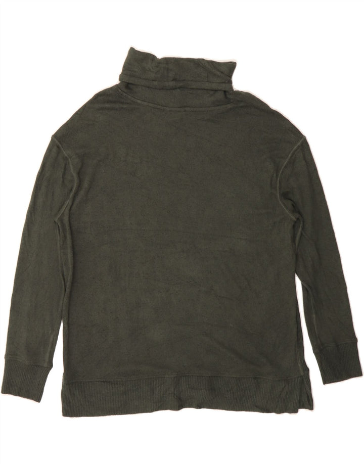 EDDIE BAUER Womens Roll Neck Jumper Sweater UK 16 Large Green Rayon Vintage Eddie Bauer and Second-Hand Eddie Bauer from Messina Hembry 