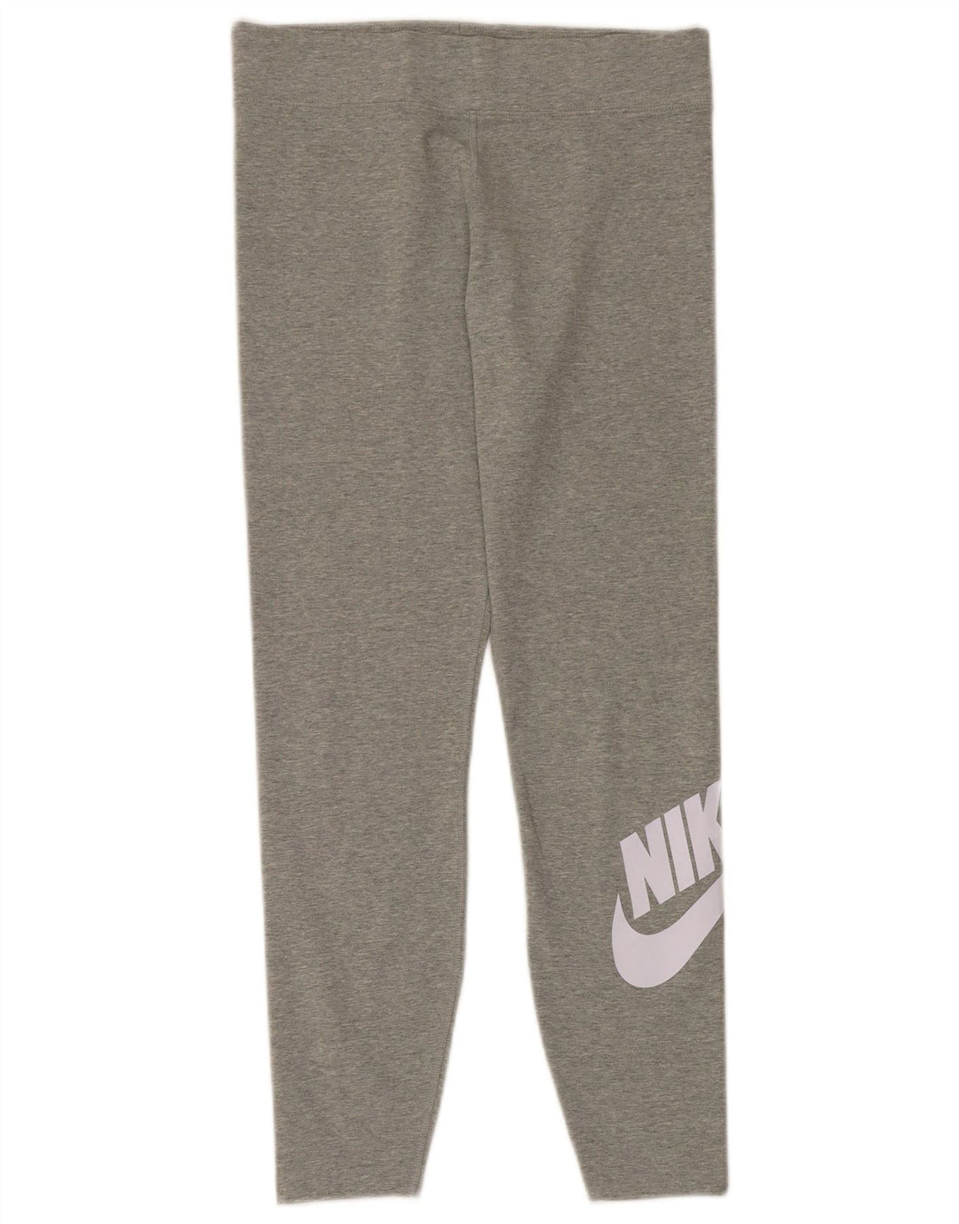 Nike Womens Graphic Leggings UK 14 Large  Grey Cotton
