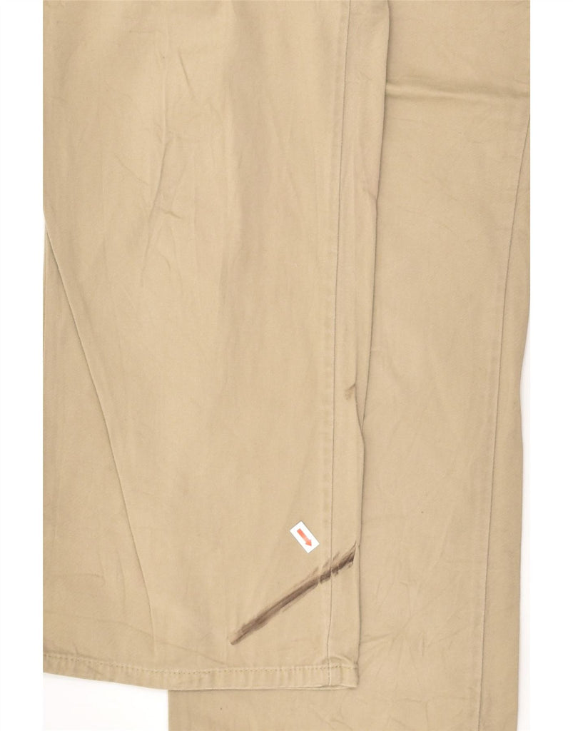 DICKIES Womens Straight Casual Trousers US 16 2XL W38 L30 Beige Cotton | Vintage Dickies | Thrift | Second-Hand Dickies | Used Clothing | Messina Hembry 