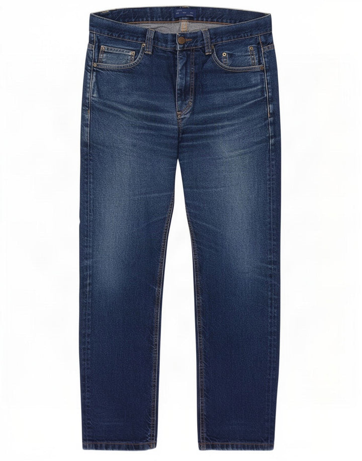 Zara Mens Straight Jeans EU 40 Medium W31 L30 Blue