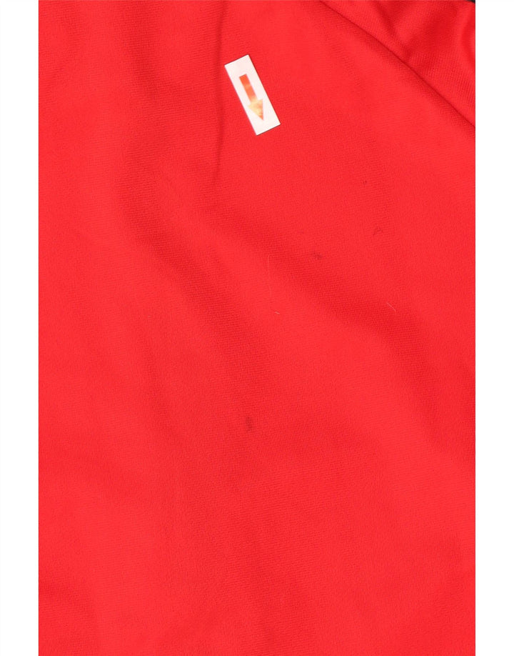 Kappa Boys Graphic Tracksuit Top Jacket 11-12 Years Red Colourblock