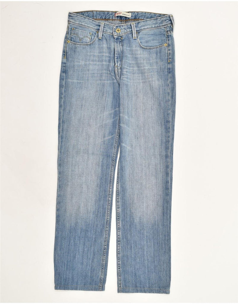 LEVI'S Womens 627 Straight Jeans W30 L28 Blue Cotton | Vintage Levi's | Thrift | Second-Hand Levi's | Used Clothing | Messina Hembry 