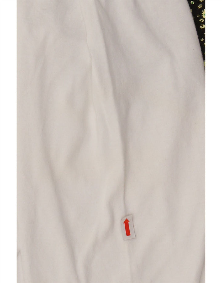 LEVI'S Mens Relaxed Graphic Top Long Sleeve Medium White Cotton