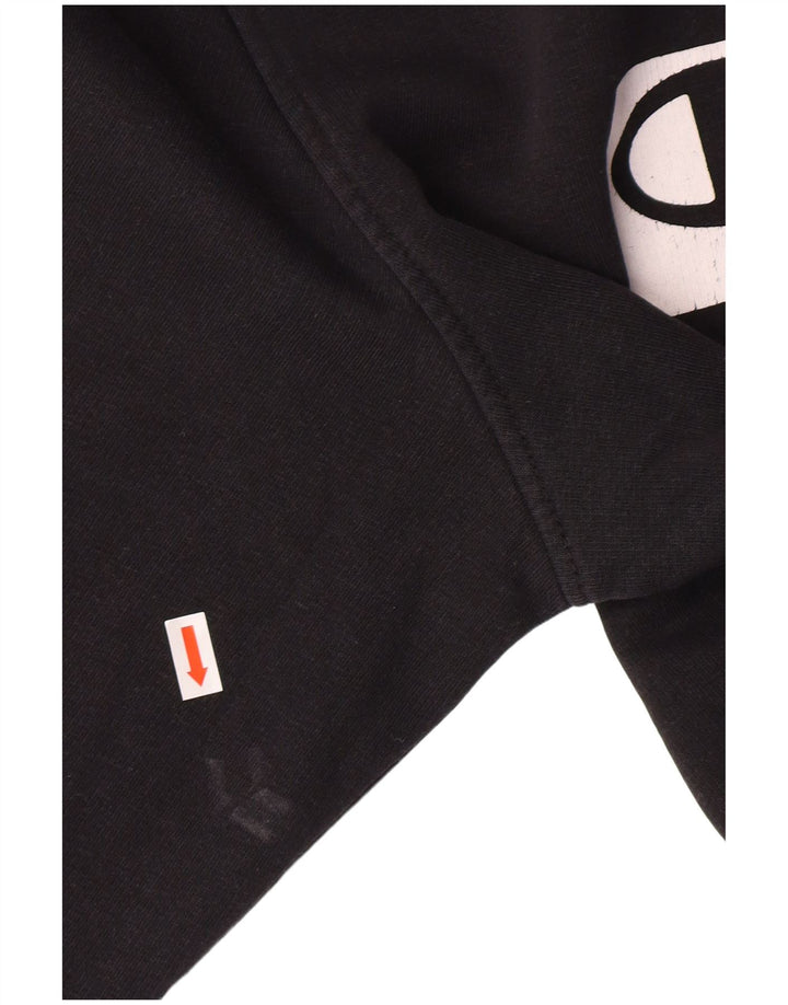 CHAMPION Mens New York Graphic Hoodie Jumper 2XL Black Cotton