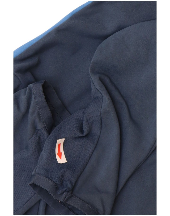 Adidas Mens Climacool Pullover Tracksuit Top Small Navy Blue Colourblock