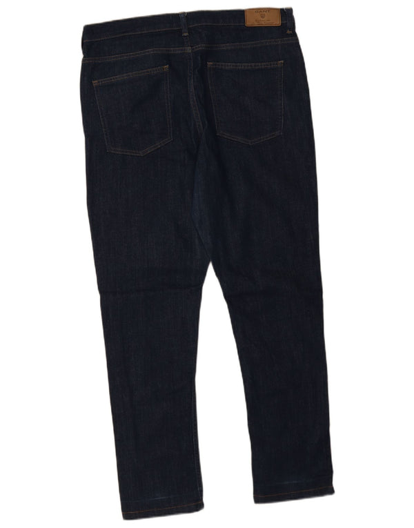 Gant Womens Slim Jeans W32 L28 Navy Blue